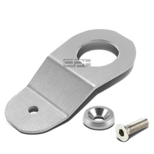 Fit Ek Dc S2K Silver Cnc Billet Aluminum Radiator Stay Mount Bracket+Washer Kit