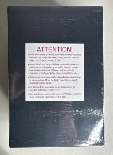 Signed Words Of Radiance Leatherbound Bundle Brandon Sanderson DUSTBRINGER Swag - Picture 5 of 16