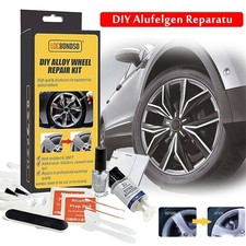 Alufelgen Reparatur Set Silber Felgenreparaturset Kratzer Risse Dellen Fachmann.
