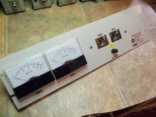 Bird 4527 43 Thruline WattMeter RF Dual Line Section Panel Rack Mount Meter