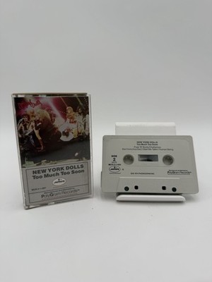 *TESTED* New York Dolls Too Much Too Soon Cassette Tape 1974