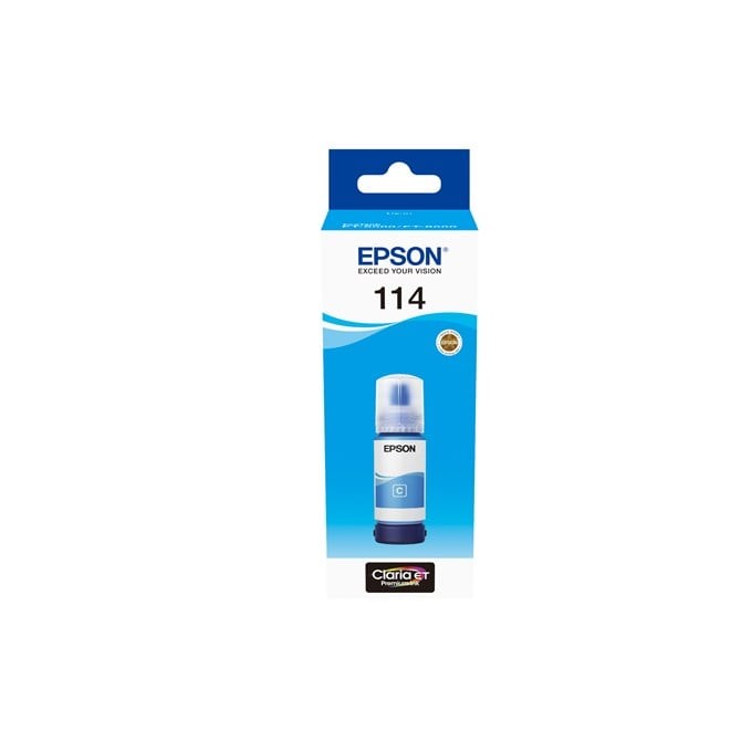 114 EcoTank Cyan ink bottle - Image 3