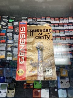 Sega Genesis Crusader Of Centy Direction Manual Only