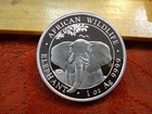 2021 Somalia Silver Elephant 1 oz — photo from another recent sale