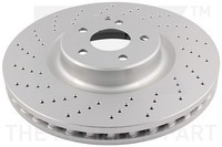2X Nk Bremsscheibe 343366 FüR Klasse Mercedes W211 R230 C216 Sl W221 V221 Model