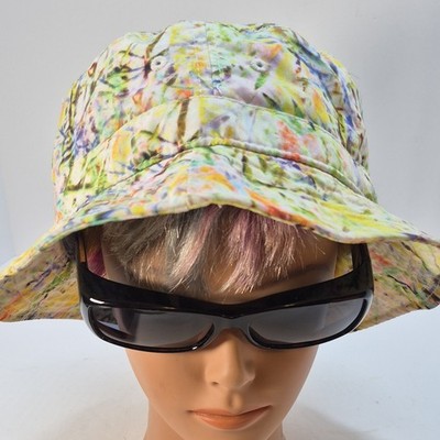 adidas Multicolor Abstract Bucket Hat One Size Mesh Polyester Breathable Logo