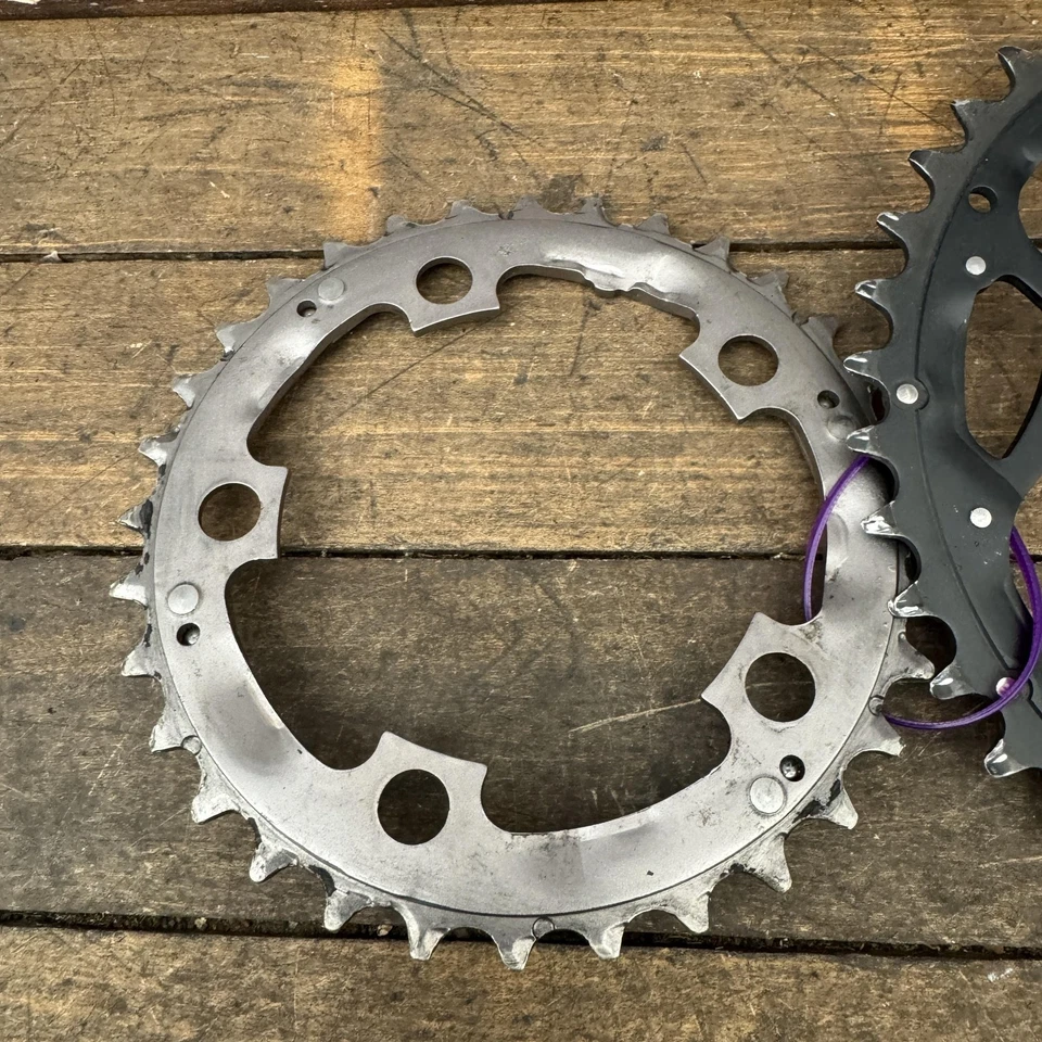Vintage Shimano IG K-32 42T 32T Chainring 94 BCD Deore Ring Ramp 90s MTB - Image 3 of 4