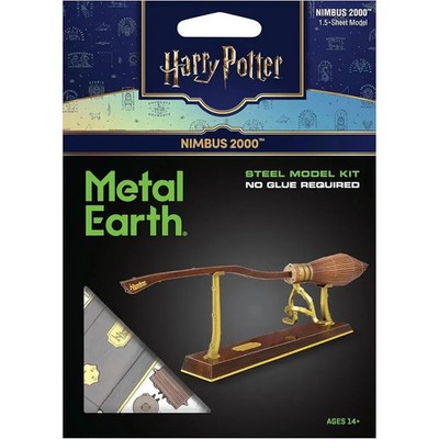Harry Potter - Nimbus 2000 Figure Model Kit (Steel, Moderate Difficulty) - Fasci