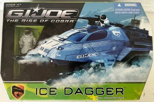 GI JOE RISE OF COBRA ICE DAGGER FROSTBITE MIB 2009 2010 2011 MINT IN BOX SEALED