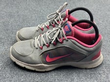 Nike Flex Trainer 4 Shoes Women  s Size 8 Running Athletic Gray Pink 643083-006