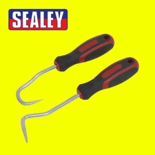  Sealey VS352 2 Piece Hook / Pick Tool Set for Hose Clamp & O Ring Removal 