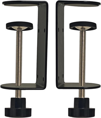 3 Inch C-Clamp with Four Small Holes in the Back, 2-Pack Adjustable Desk C Clamp