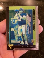 Mac Jones Chronicles Draft Picks Flux Blue 2021 Rookie Card