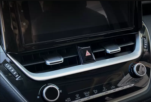 For Toyota Corolla 2019-2023 Dashboard center Air Vent Cover Trim Matte silver - Picture 4 of 9
