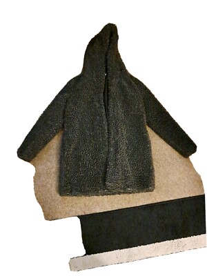 Boohoo womens Grey Zip Winter Coat size UK preowned with