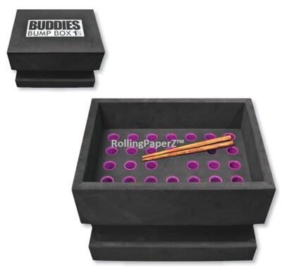 Buddies Bump Box CONE Filler Loads 34 Pre-Rolled 1 1/4 Size Raw Cones at  Once | eBay