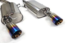 BMW 335i E90 E92 07-13 Twin Turbo N54 Full Catback Exhaust Thick Wall BURNT TIPS