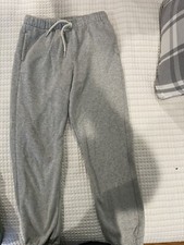 GAP Kids Unisex Joggers Fleece Grey Comfort Sweatpants Size L
