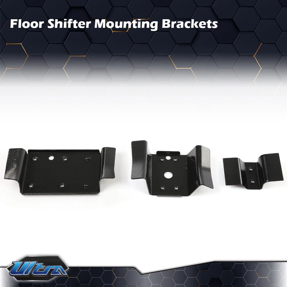 Center Console & Floor Shifter Mounting Brackets Set Fit For 78-88 Cutlass Regal - Image 2 of 4