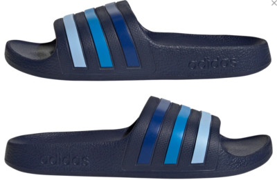 Adidas ADILETTE AQUA K Kinder Bade Sommer Strand Slipper Slip-On-Design Neu