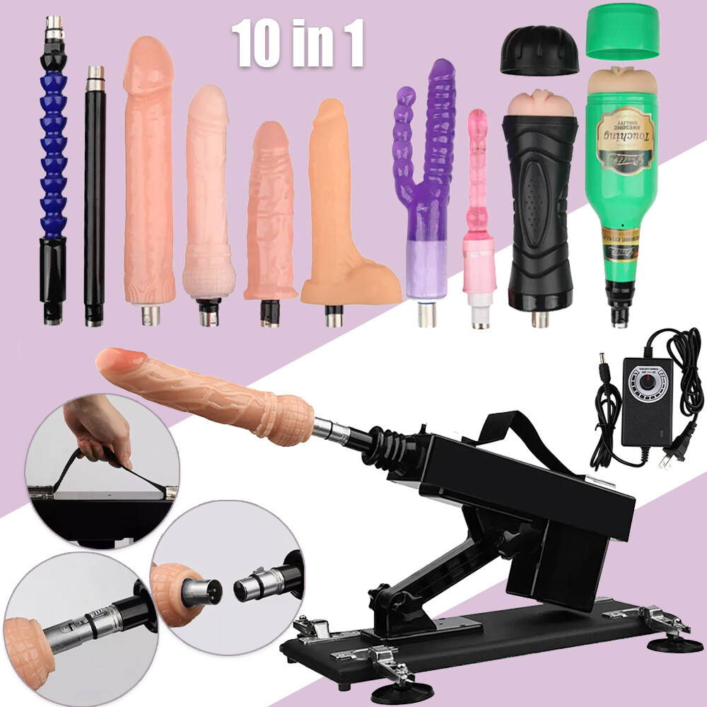 Electric Sex Machine Toy for Women with 10 Dildo Attachments