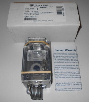 Canarm KJ16100 K-Kontrol Thermostat (Moisture Resistant) CNKJ16110 - NEW