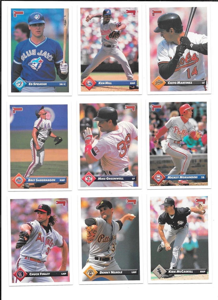 1993 Donruss Baseball Trading Cards / Choose #s 201-400 / FREE SHIPPING / mb46 - Image 3 of 4
