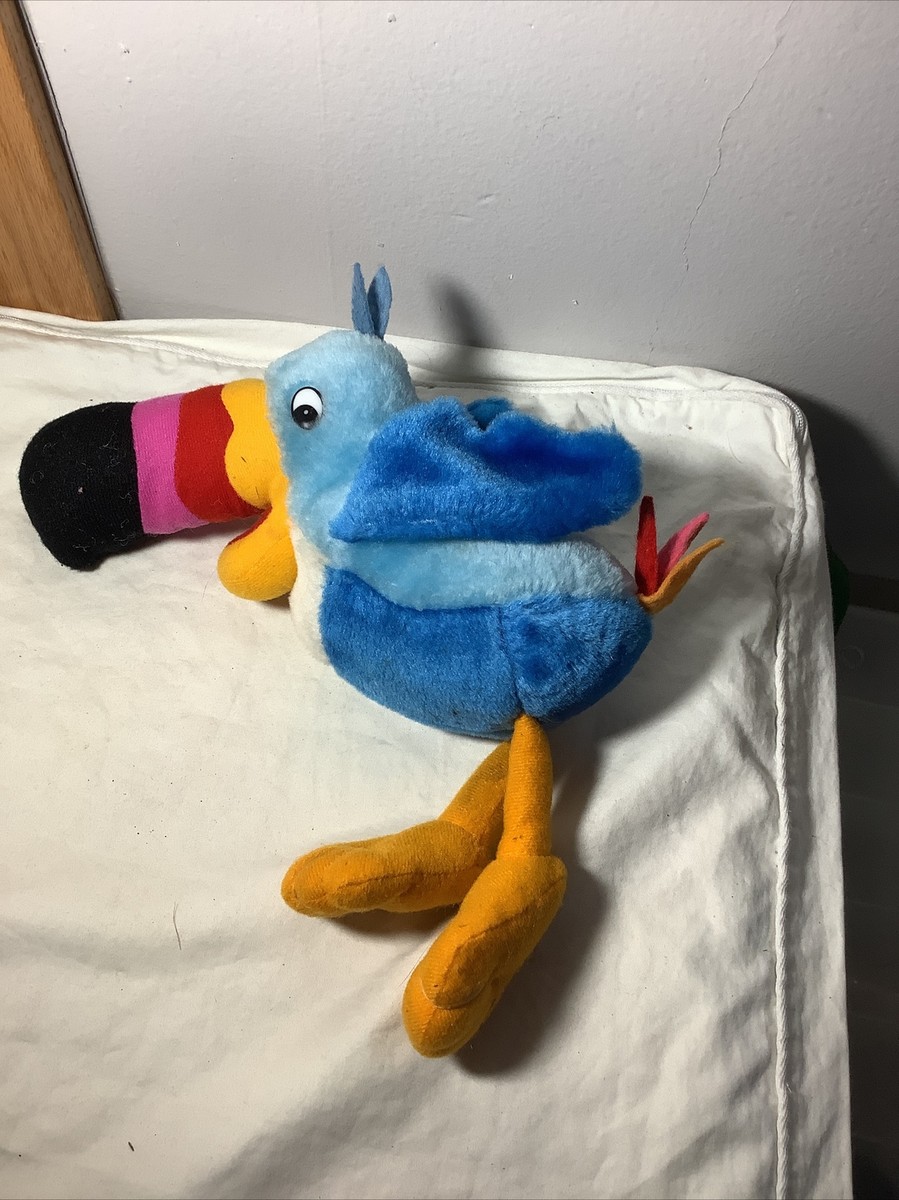 VINTAGE Kellogg's Froot Loops Cereal TOUCAN SAM Mascot 10” Plush