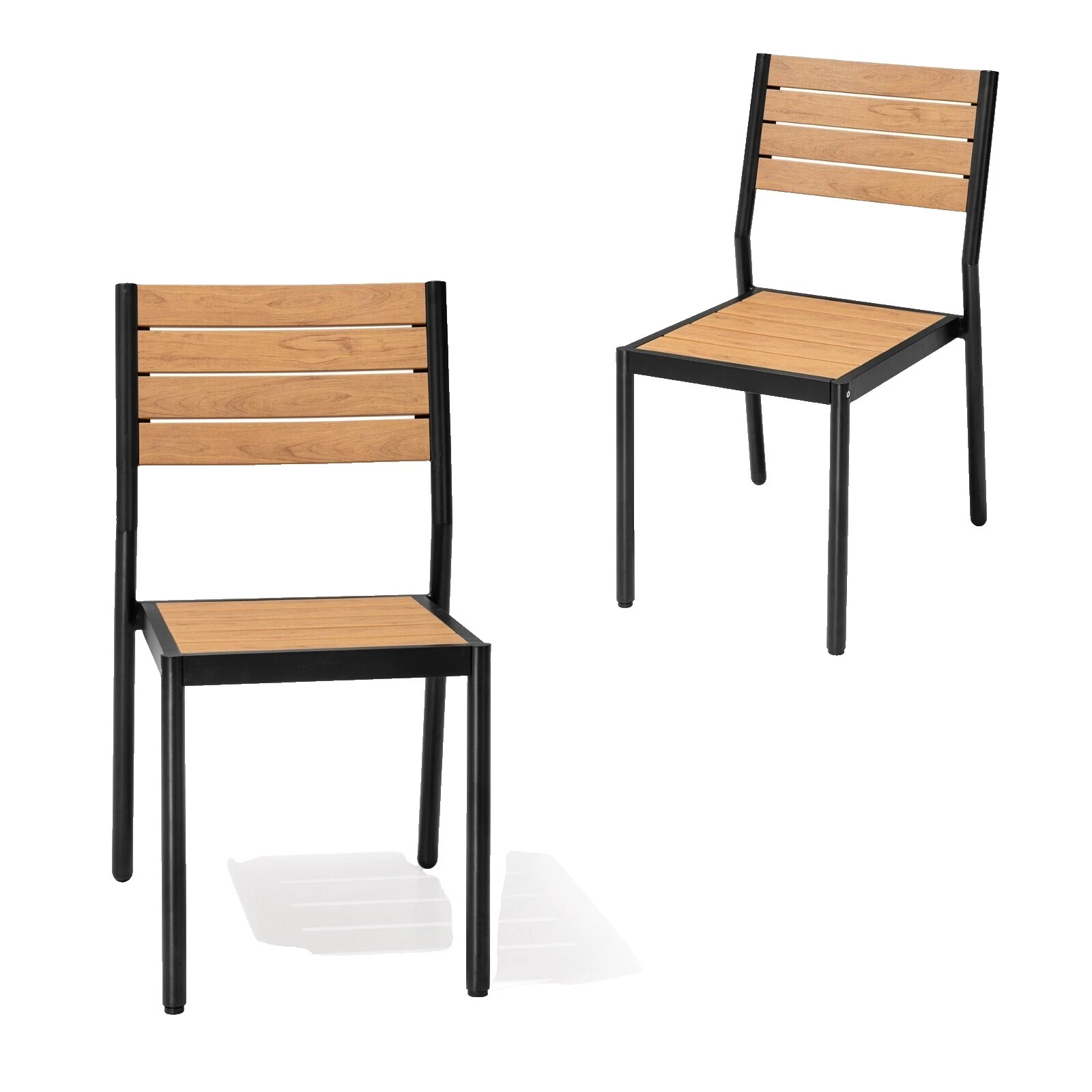 Marrón Silla Apilable Sillas De Patio