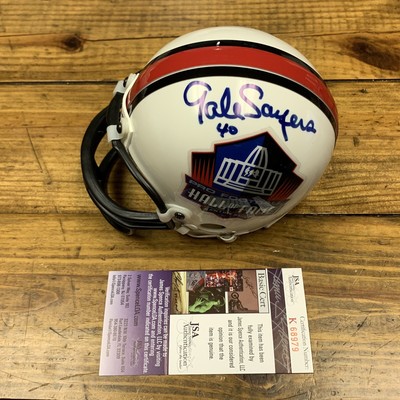 gale sayers signed helmet