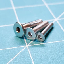 Metric M3 M4 M5 Countersunk Hex Socket A2 Stainless Steel Bolts Screws