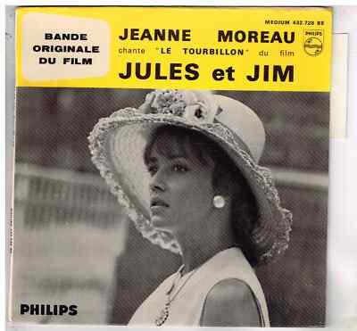 BOF OST JULES und JIM Le Tourbillon mit Zunge 7'' EP 45 Umdrehungen neu