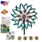 New ListingStunning Abstract 360-Degree Metal Wind Spinner for Outdoor Serenity - 13"x63"