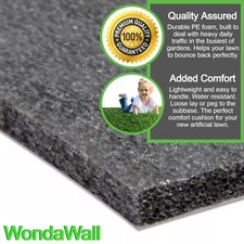 Artificial Grass Underlay – Impact Shockpad DIY-Friendly 15m² Roll Free Delivery