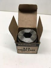 NOS Hardinge S15 Collet Pads 3/4 Hex 3 Segments with Box Made in USA