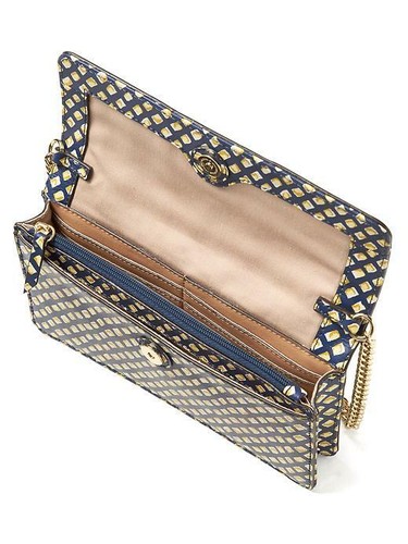 Bolso bandolera de cadena pequeña Banana Republic, Embellished, Cuero, Multicolor, NWT - Imagen 3 de 12