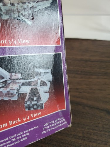 Vintage 1999 Star Wars Episode 1 Sith Infiltrator 9" Puzzle MINI Puzz 3D - Picture 7 of 7