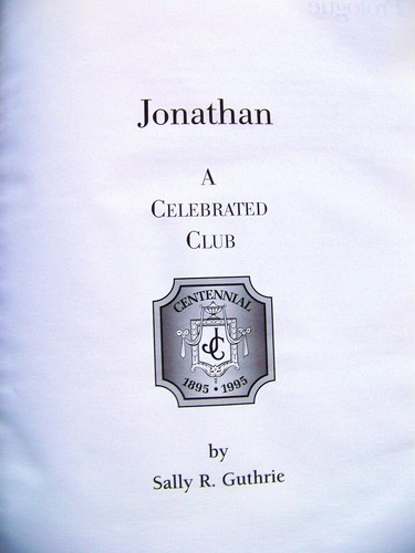 1995 Centennial Edition JONATHAN: A CELEBRATED CLUB By SALLY GUTHRIE Illustrated - Picture 4 of 8