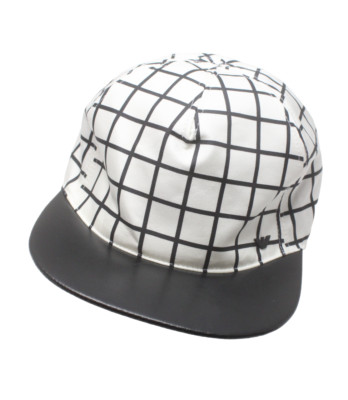 Emporio Armani Hut Herren M Schafsleder Blend Baseball Kappe Muster