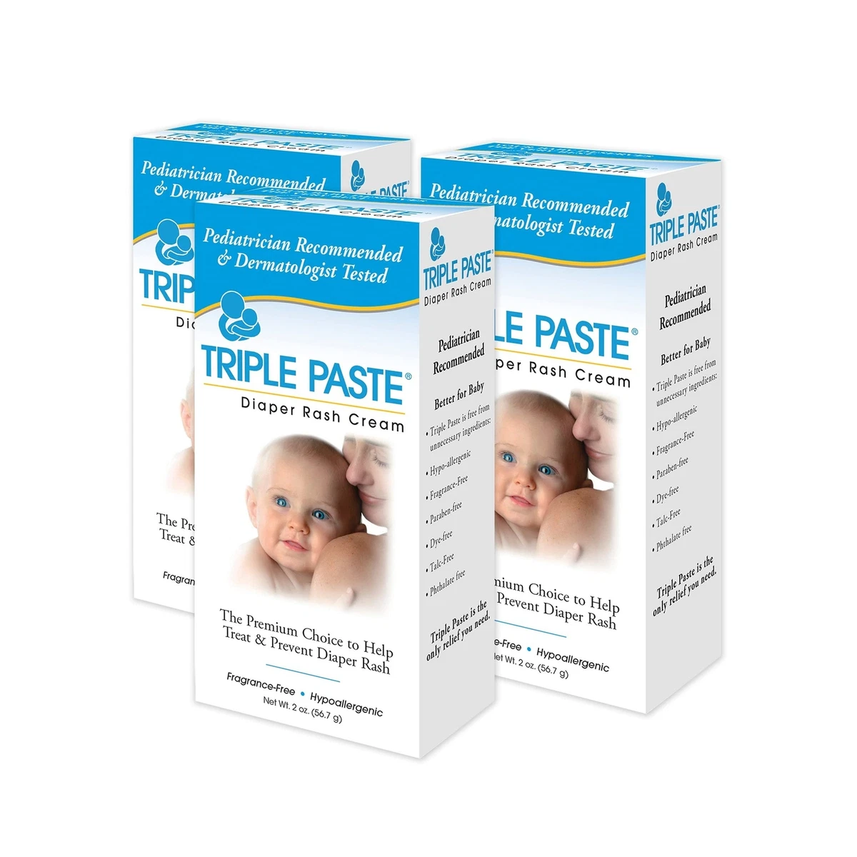 Triple Paste Medicated Ointment For Diaper Rash Ingredients and