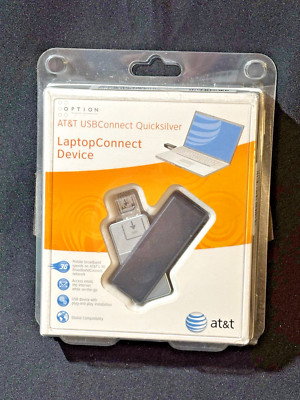 AT&T USB Connect Quicksilver 3G Broadband Laptop Connect Device Global Use