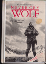 Never Cry Wolf Betamax Beta Betacord Video Cassette Tape w Clamshell Case