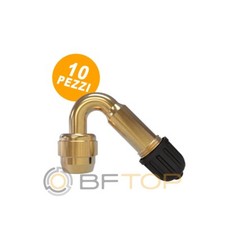 Prolunga valvola curva per pneumatici auto moto scooter autocarro Wonder Pz. 10