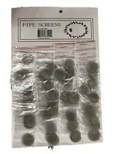 36 Packs Pipe Screens Stainless Steel Smoking Pipe Filters 4-6 Screens Per Pack