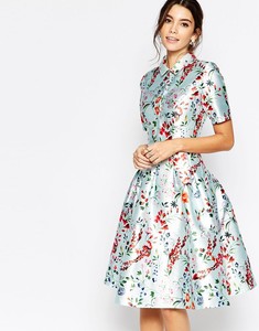 chi chi floral print midi dress