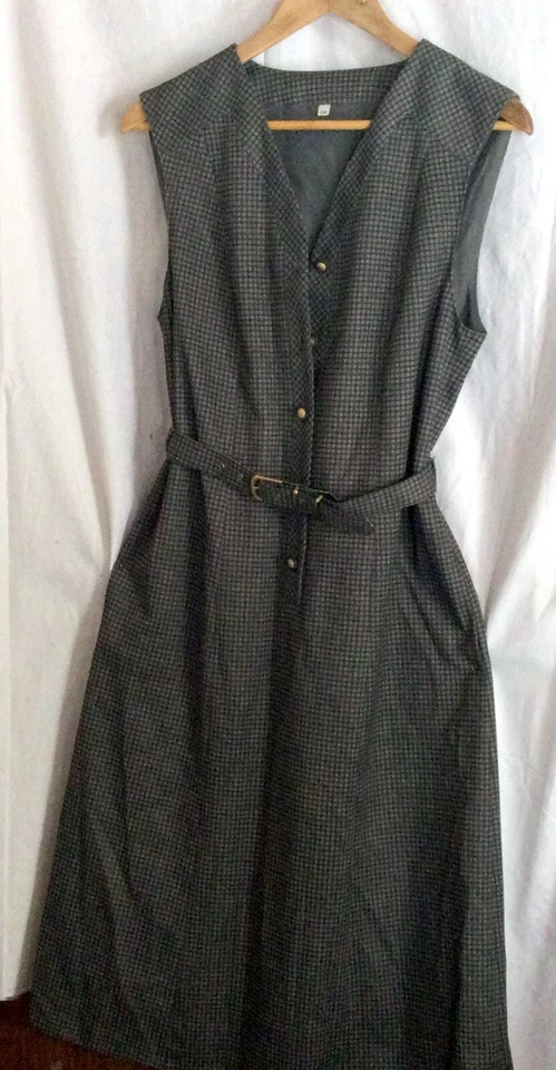 Damen-Kleid/Kleiderrock, elegant, sportlich- dezent-kariert, Gr. 38/M/L - Bild 2 von 3