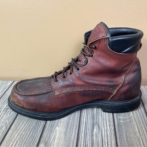 Red Wing Boots Men's Size 14 H Red Leather - Picture 12 of 16