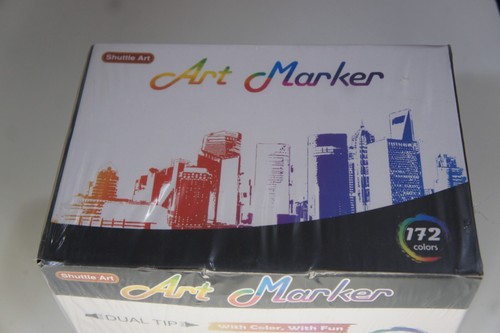 Shuttle Art 172 Colors Dual Tip Alcohol Based Art Markers 171 Colors & 1 Blend - Picture 5 of 11