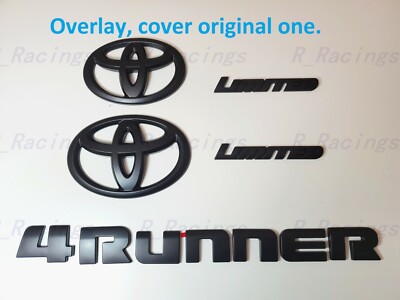 ABS Plastic Kit Replacement Blackout Emblem Overlay Compatible with Toyota 4RUNNER 2014-2020 Fits V6 Limited SR5 TRD Off Road 4x4 9PC=2PC+1PC 4RUNER+2PC TRD+2PC Off+2PC Road ABS Plastic Kit Replacement Blackout Emblem Overlay Compatible with Toyota 4RUNNER 2014-2020 Fits V6 Limited SR5 TRD Off Road 4x4 9PC=2PC+1PC 4RUNER+2PC TRD+2PC Off+2PC Road