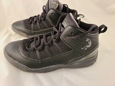 Shaq Youth Boys Sz 4 Black Retro Athletic Sneakers